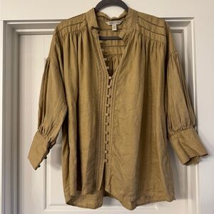 Banana Republic Mira Linen Blouse
